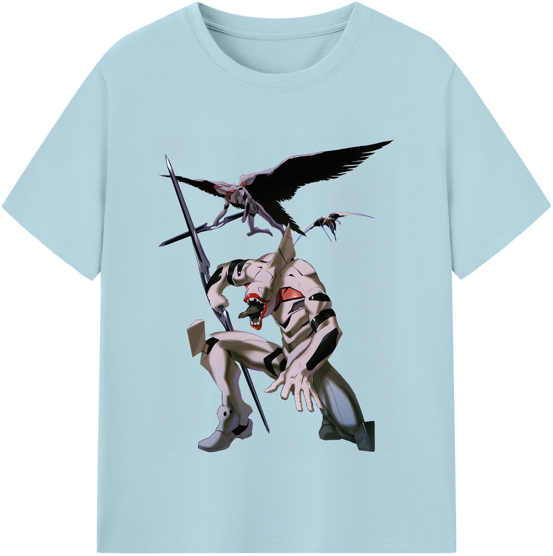 （画像用） EVA 新世紀エヴァンゲリオン 綿100％半袖Tシャツ（フロントプリント）